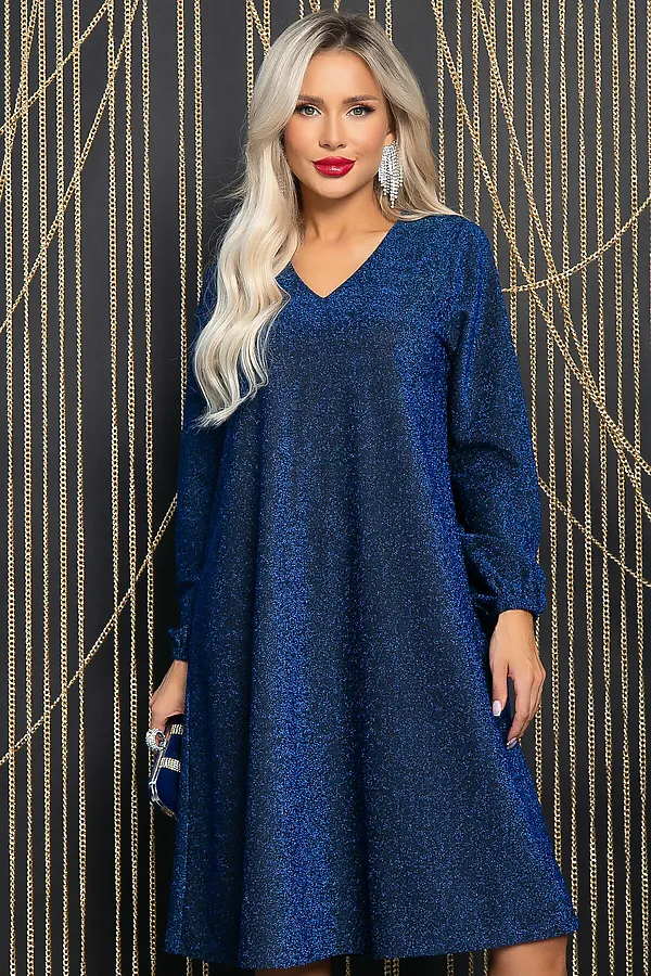 Платье LADY TAIGA, синее - фото 2
