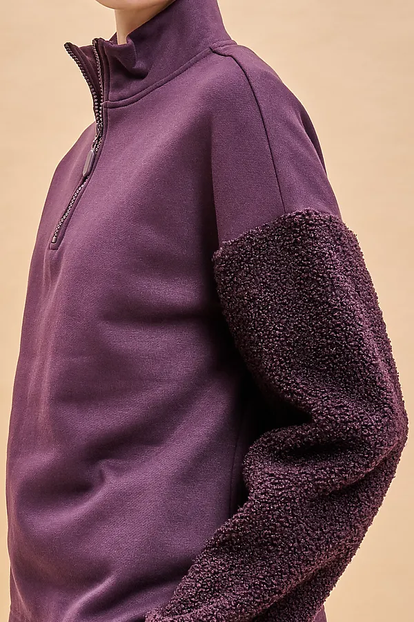 Толстовка женская PELICAN, сливовый - фото 2