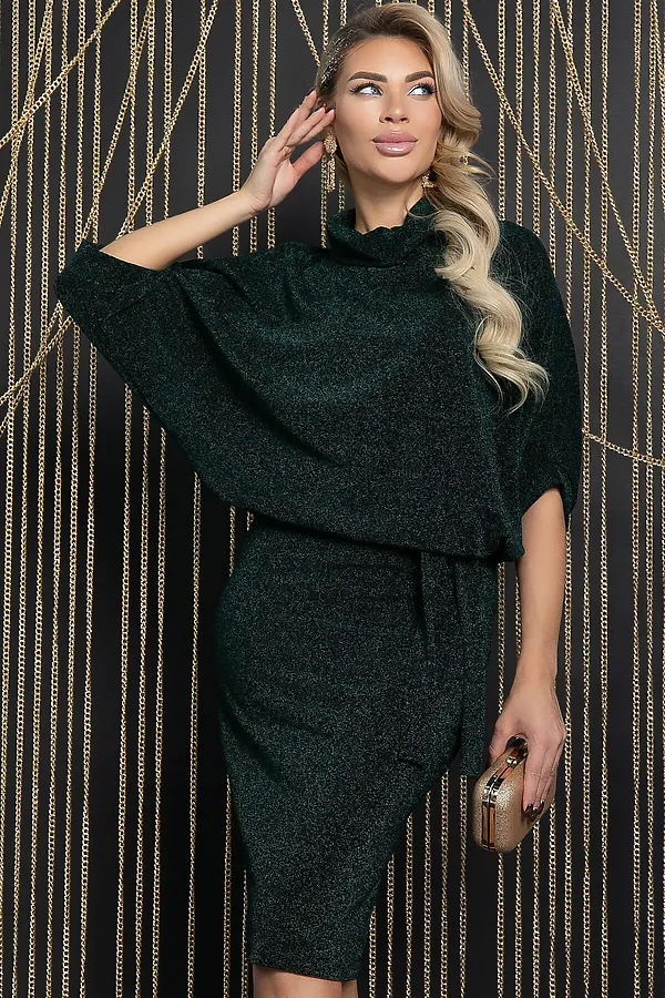 Платье LADY TAIGA, зеленое - фото 2
