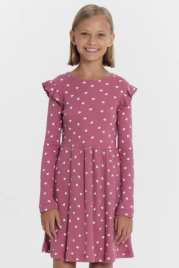 Платье MARK FORMELLE, белые сердечки - фото 2