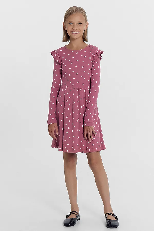 Платье MARK FORMELLE, белые сердечки - фото 2