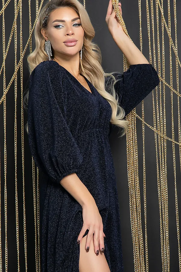 Платье LADY TAIGA, синее - фото 2