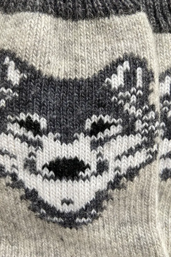 Носки шерстяные шерстяные мужские Волк НАТАЛИ, серый - фото 2