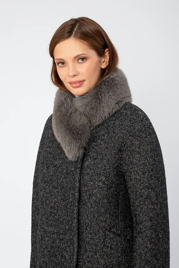 Пальто POMPA, темно-серый - фото 2