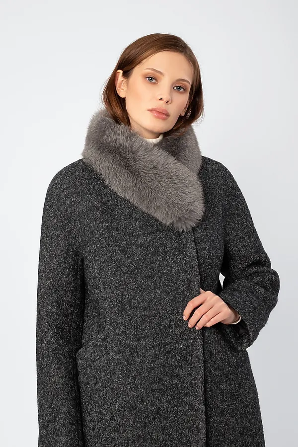 Пальто POMPA, темно-серый - фото 2