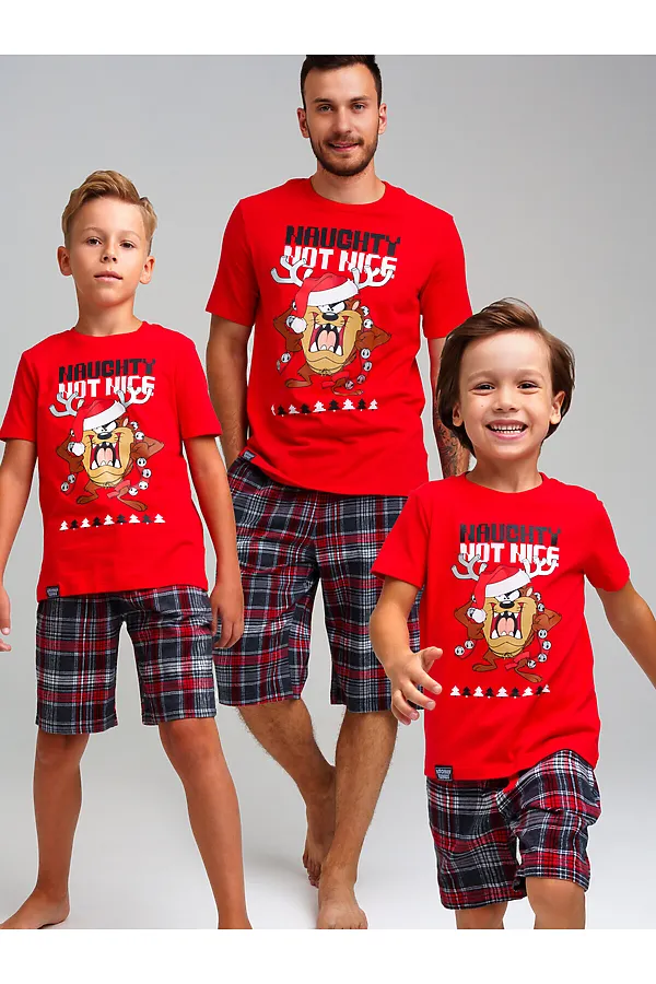 Пижама PLAYTODAY, красный,черный,ббелый - фото 2