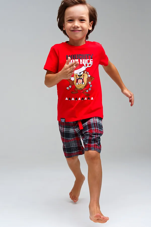 Пижама PLAYTODAY, красный,черный,ббелый - фото 2