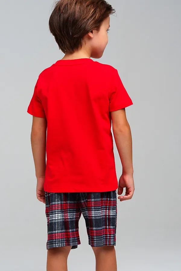 Пижама PLAYTODAY, красный,черный,ббелый - фото 2