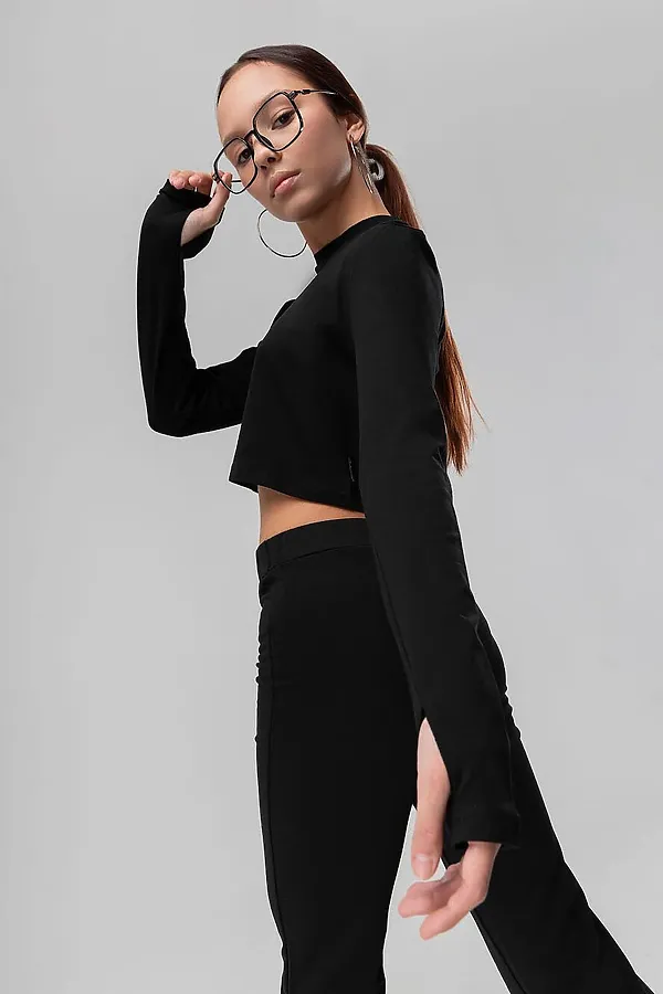 Лонгслив BODO, черный - фото 2