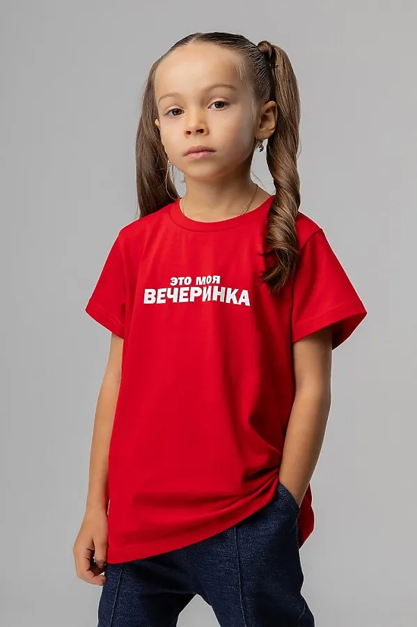 Футболка BODO-S, красный (белый) - фото 2