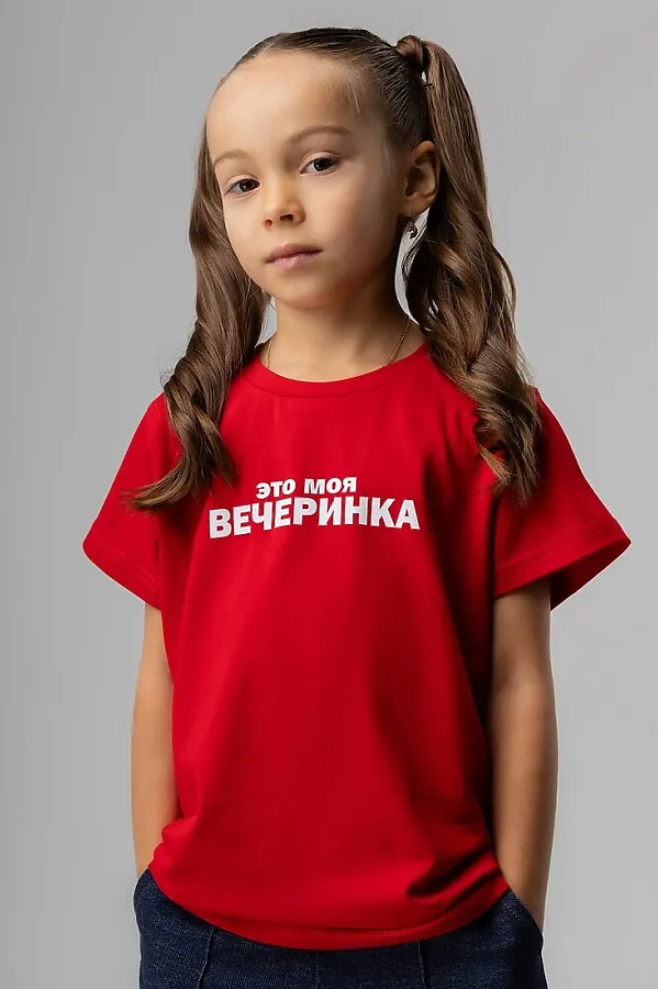 Футболка BODO-S, красный (белый) - фото 2