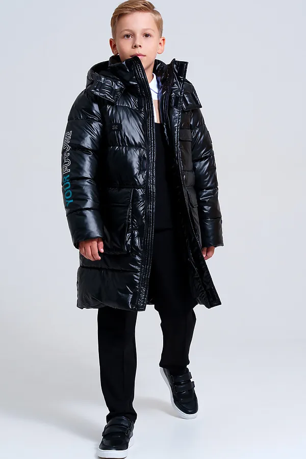 Пальто PLAYTODAY, черный - фото 2