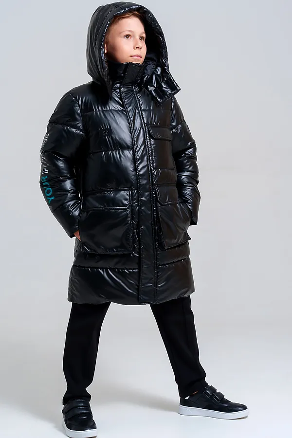 Пальто PLAYTODAY, черный - фото 2