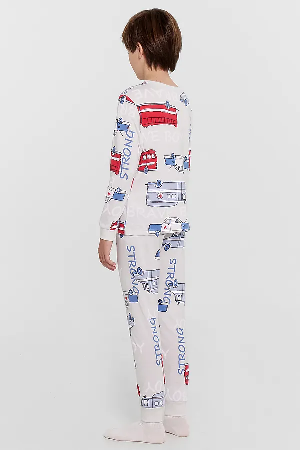 Комплект MARK FORMELLE, машинки на сером - фото 2