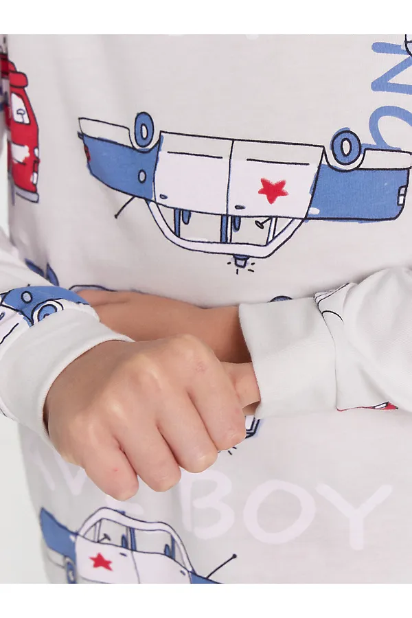 Комплект MARK FORMELLE, машинки на сером - фото 2