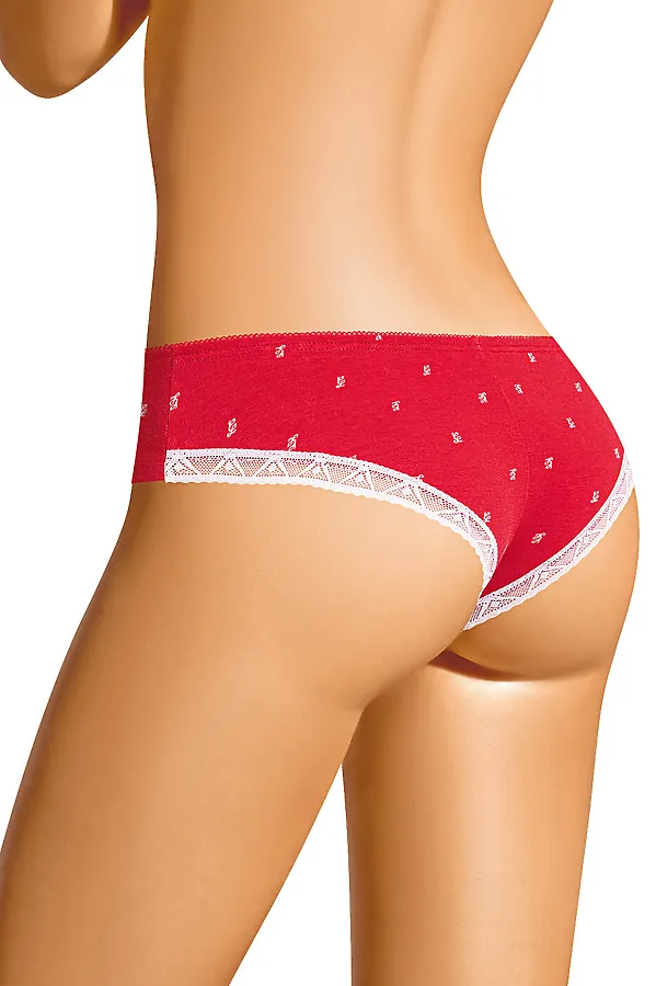 Трусы CLEVER, красный/молочный - фото 2