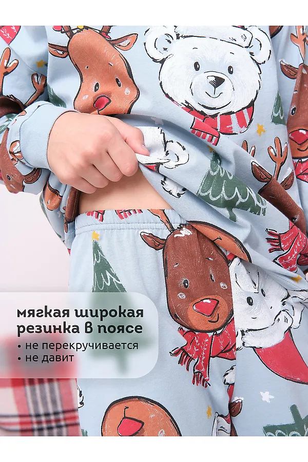 Пижама PELICAN, лед - фото 2