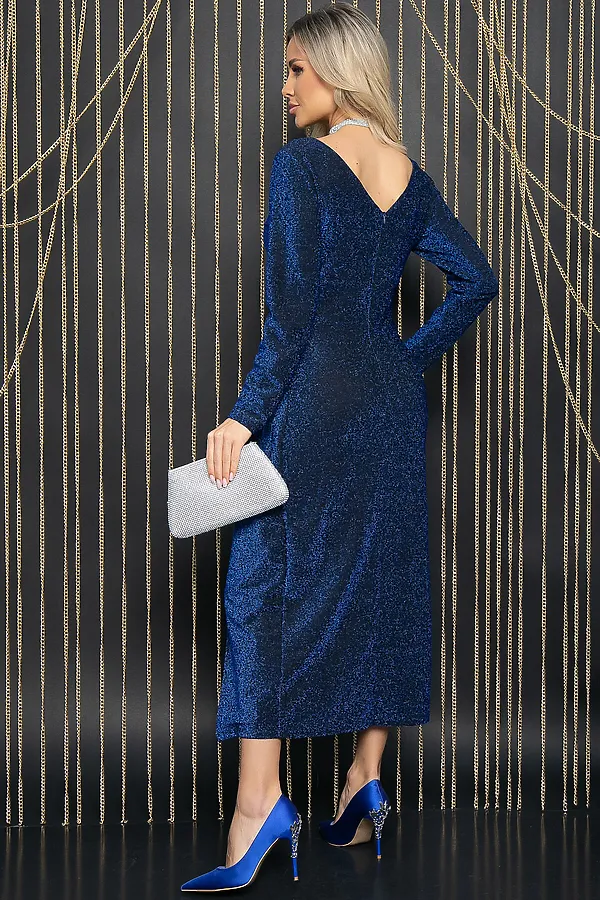 Платье LADY TAIGA, мерцающий синий - фото 2