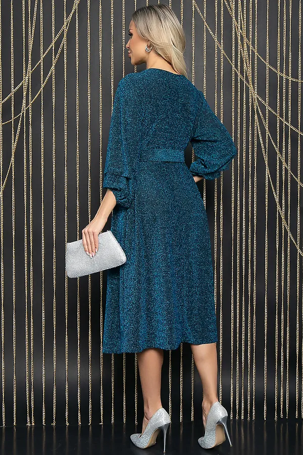Платье LADY TAIGA, бирюзовое - фото 2