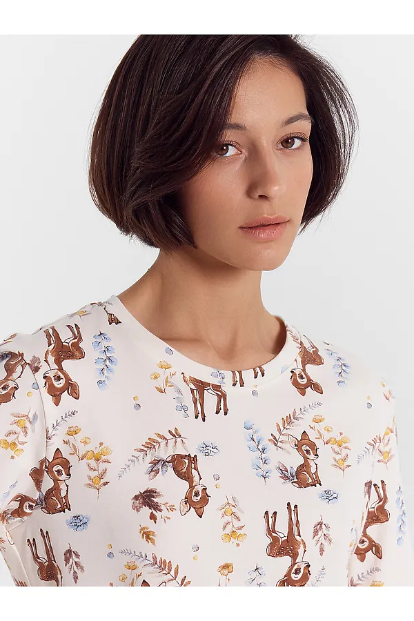 Пижама MARK FORMELLE, оленята на молочном - фото 2
