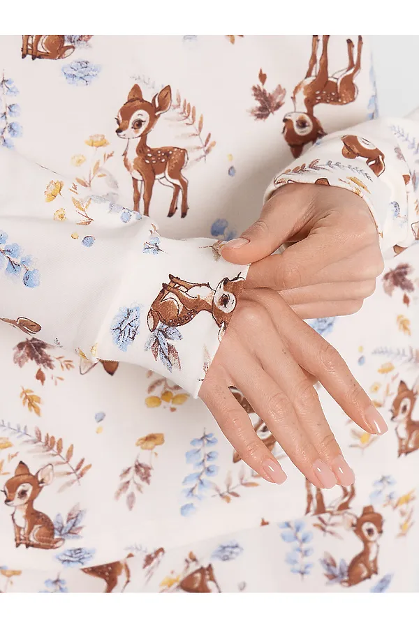 Пижама MARK FORMELLE, оленята на молочном - фото 2