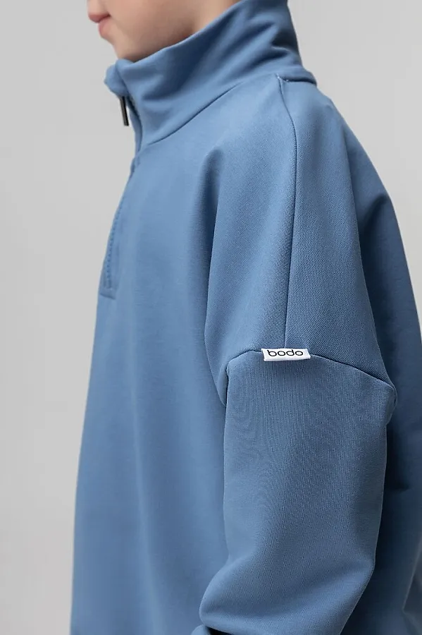 Костюм (Джемпер+Брюки) BODO, пыльный голубой - фото 2