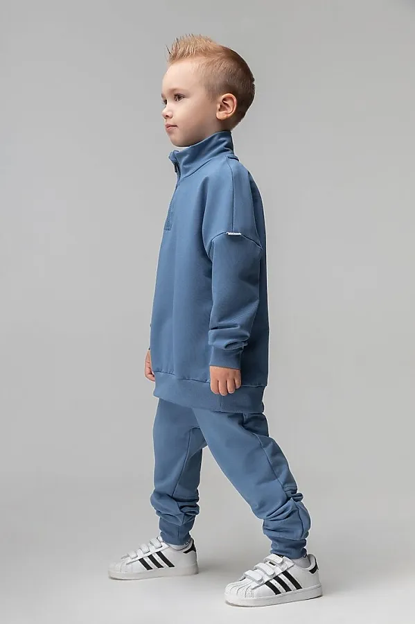 Костюм (Джемпер+Брюки) BODO, пыльный голубой - фото 2