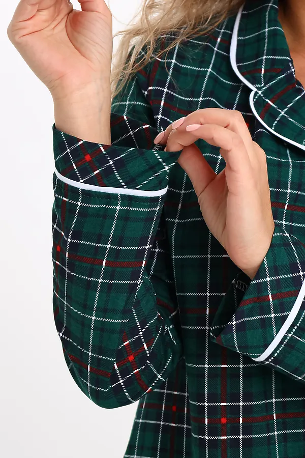 Пижама с брюками 46538 НАТАЛИ, зеленый - фото 2