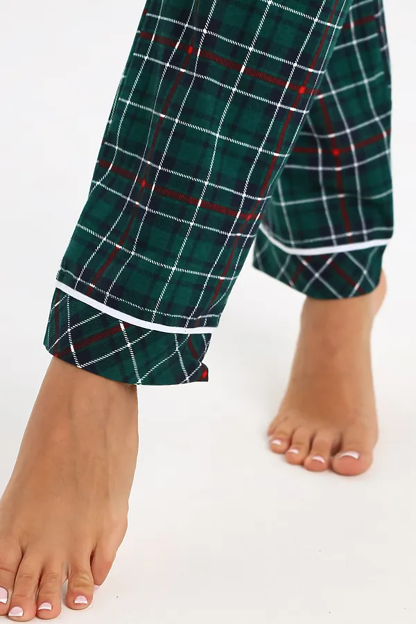 Пижама с брюками 46538 НАТАЛИ, зеленый - фото 2