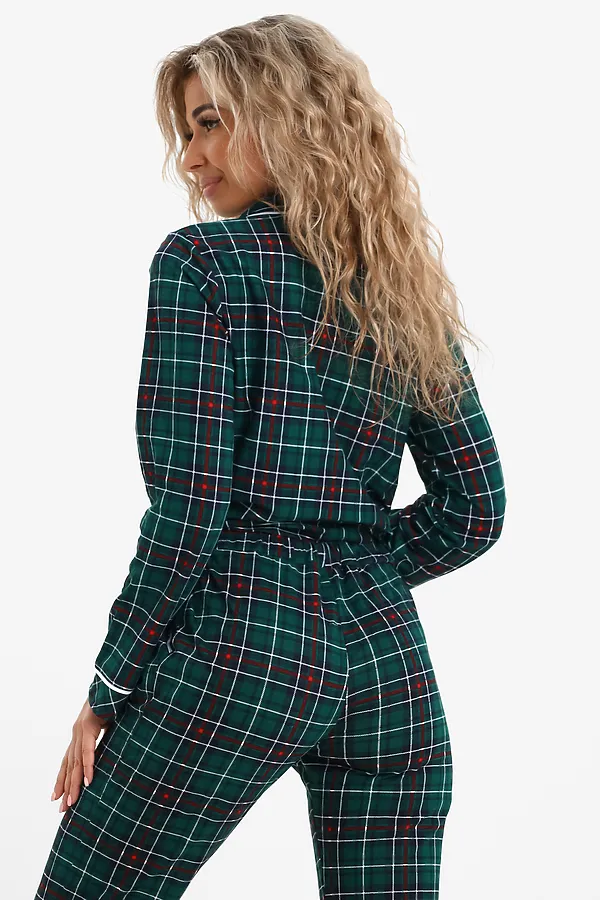 Пижама с брюками 46538 НАТАЛИ, зеленый - фото 2