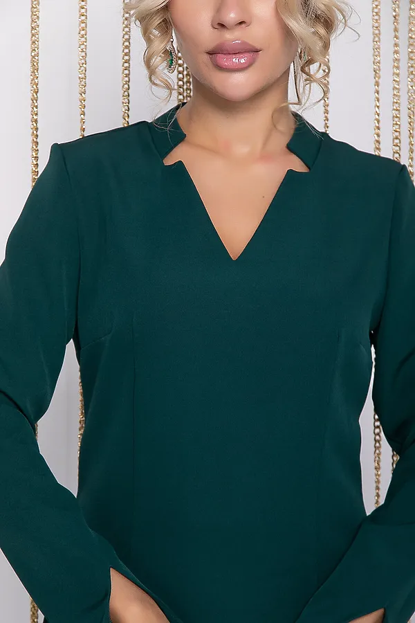 Платье Верба LADY TAIGA, изумруд - фото 2