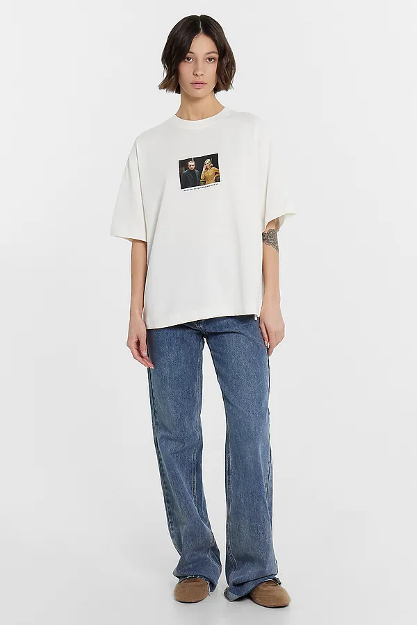 Футболка MARK FORMELLE, св.молочный +печать1 - фото 2