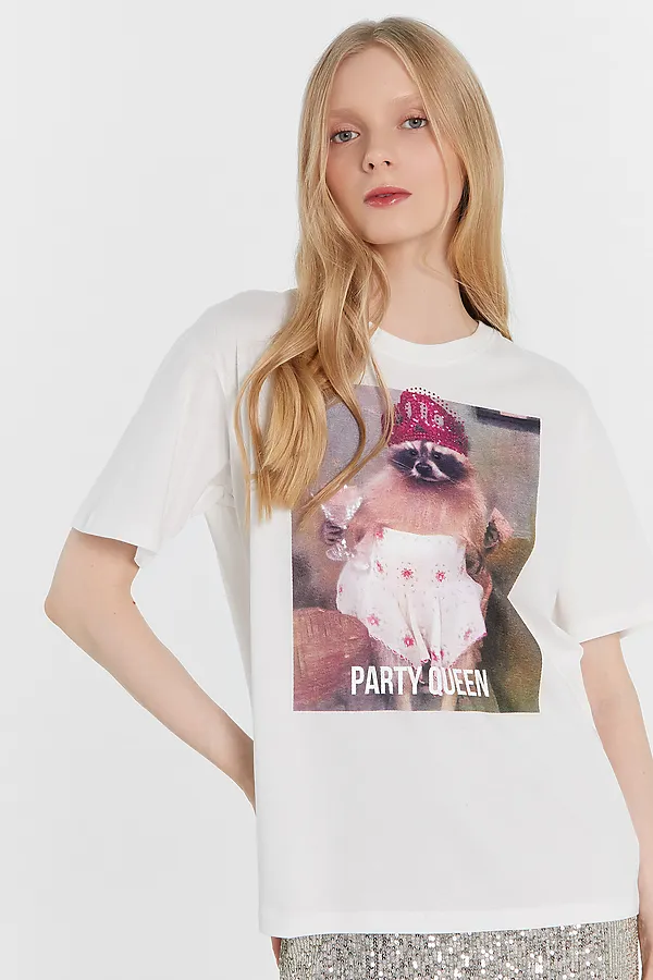 Футболка MARK FORMELLE, белый +печать - фото 2