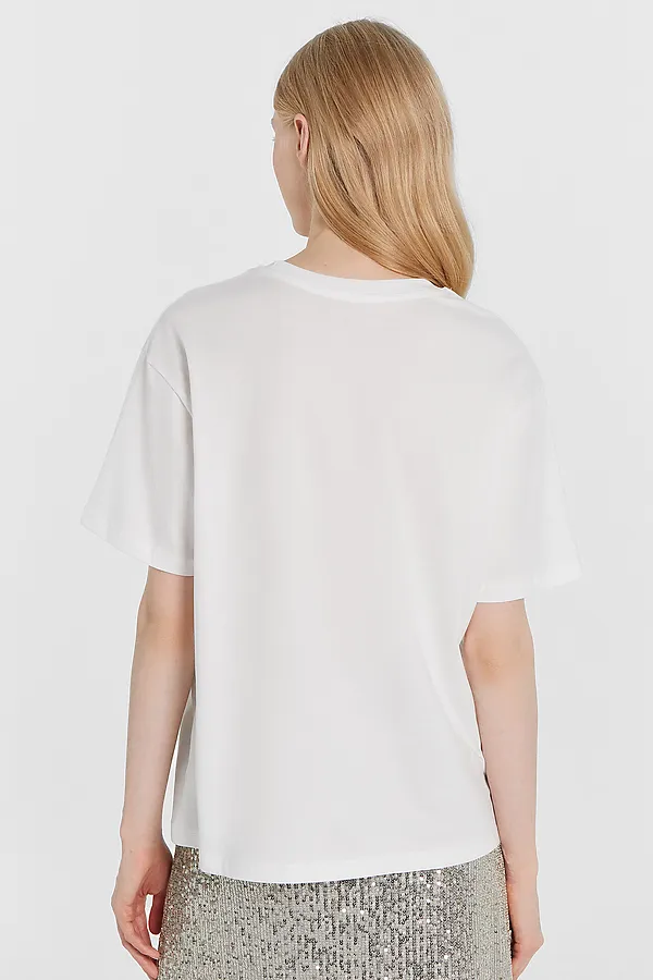 Футболка MARK FORMELLE, белый +печать - фото 2