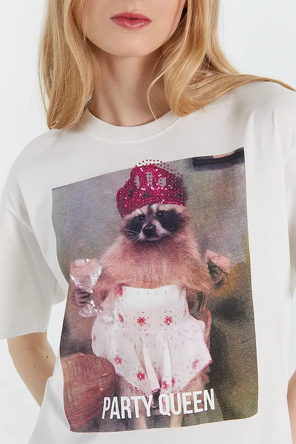 Футболка MARK FORMELLE, белый +печать - фото 2