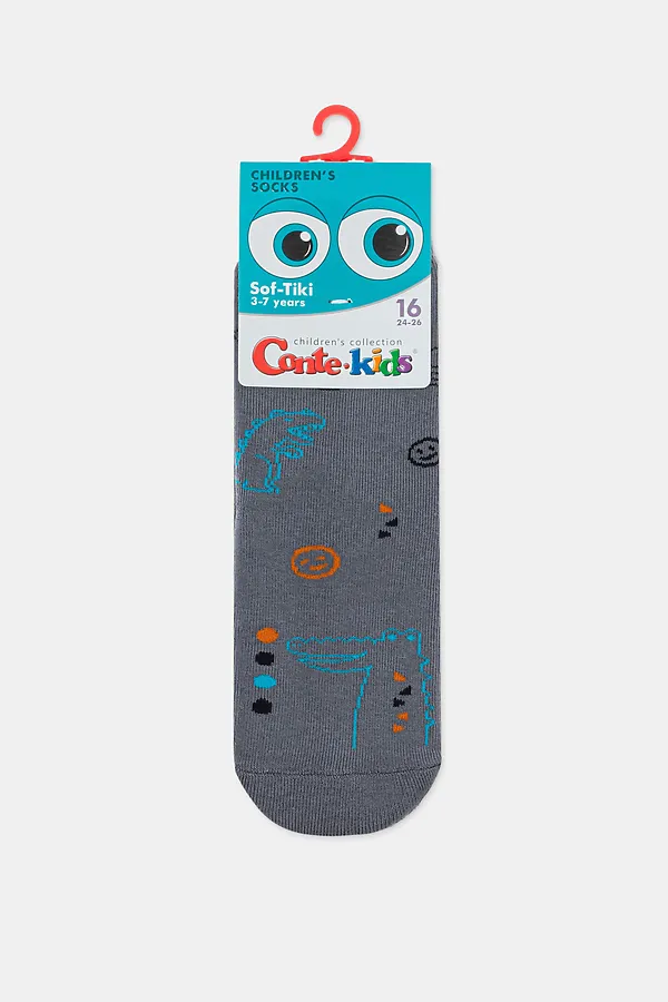 Носки CONTE KIDS, серый - фото 2