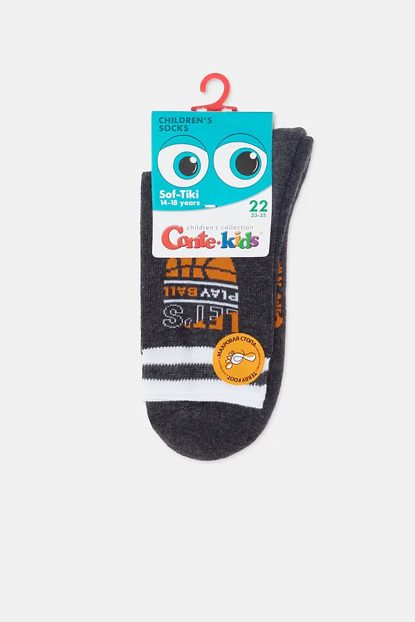 Носки CONTE KIDS, темно-серый - фото 2