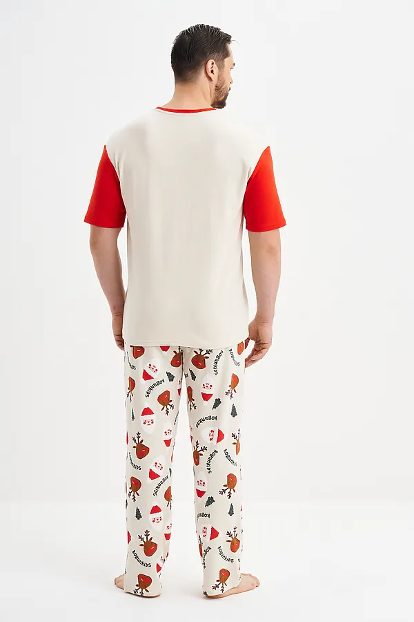 Пижама KOGANKIDS, бежевый, красный, комбинированный - фото 2