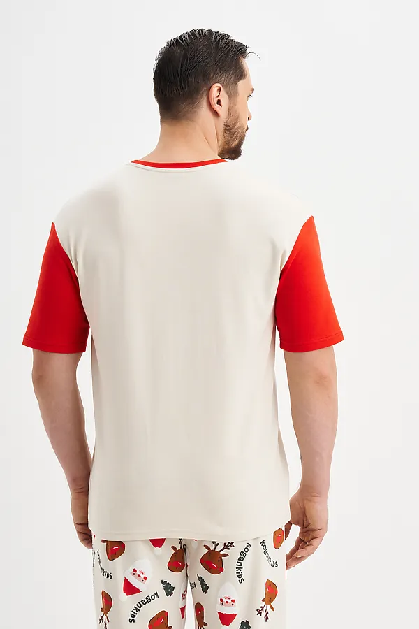 Пижама KOGANKIDS, бежевый, красный, комбинированный - фото 2