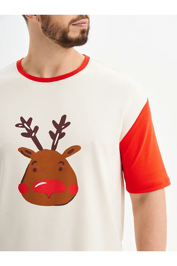 Пижама KOGANKIDS, бежевый, красный, комбинированный - фото 2