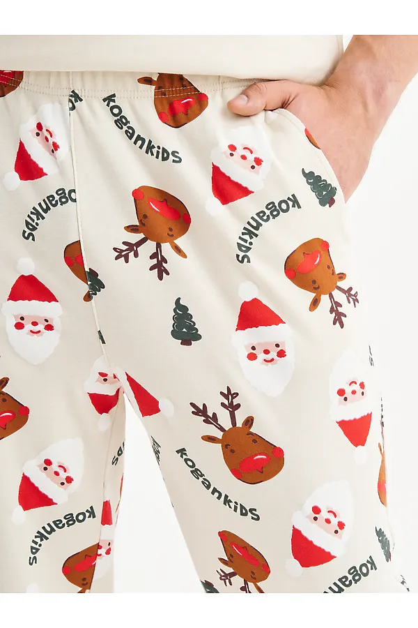 Пижама KOGANKIDS, бежевый, красный, комбинированный - фото 2