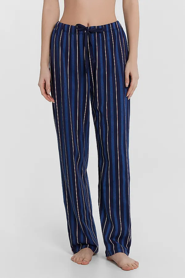 Брюки MARK FORMELLE, синяя полоска - фото 2