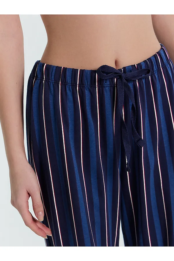 Брюки MARK FORMELLE, синяя полоска - фото 2