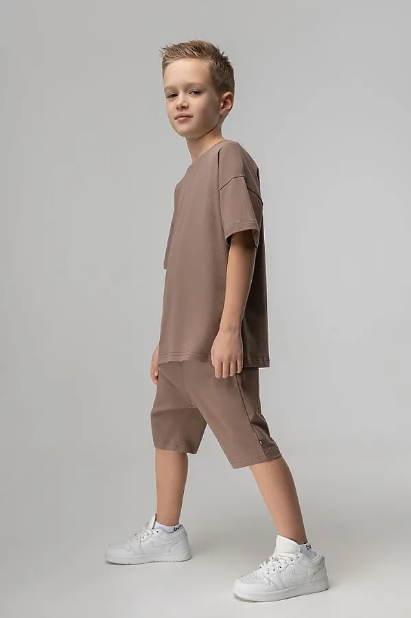 Комплект (Футболка+Шорты) BODO-S, какао - фото 2