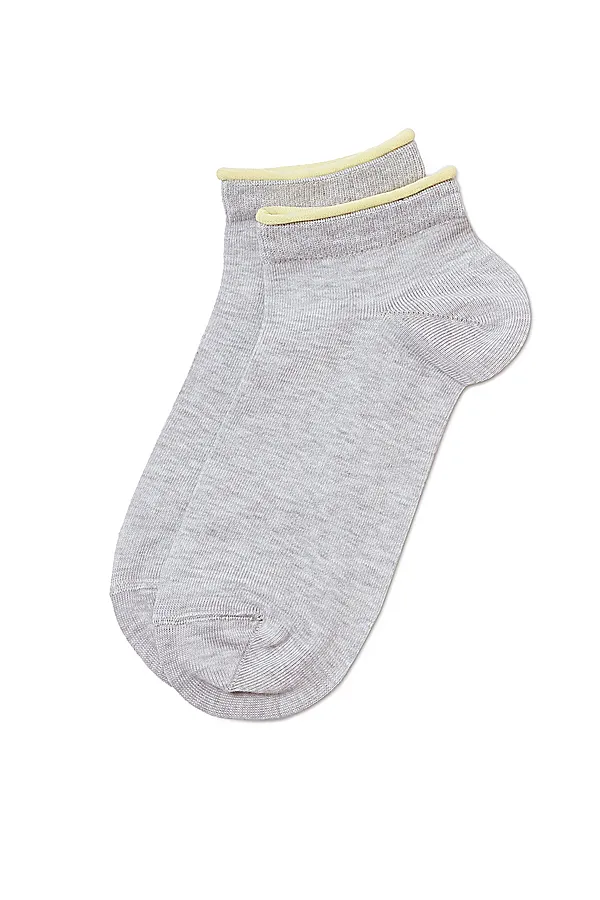 Носки CONTE ELEGANT, светло-серый-желтый - фото 2