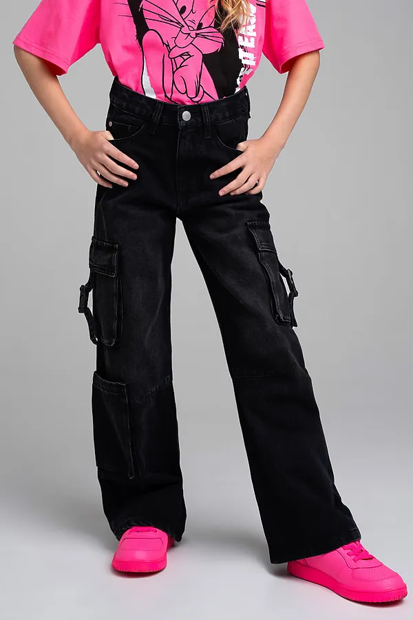 Джинсы PLAYTODAY, черный - фото 2