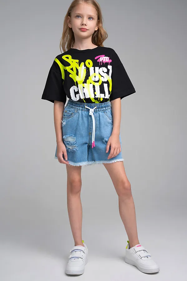 Шорты PLAYTODAY, голубой - фото 2