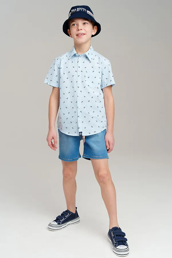 Шорты PLAYTODAY, голубой - фото 2