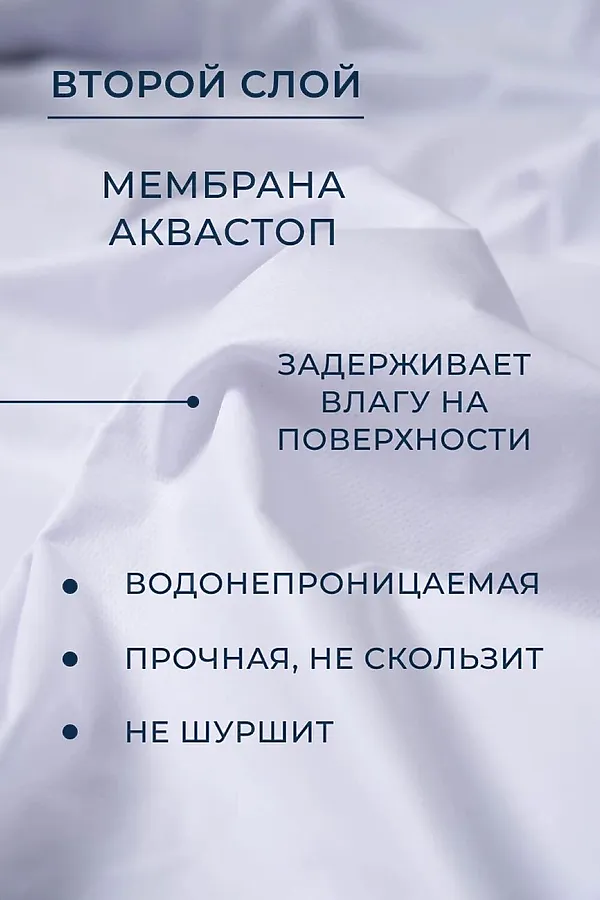 Наматрасник MERCANA непромокаемый на резинке, защитный борт высотой 35 см НАТАЛИ, в ассортименте - фото 2