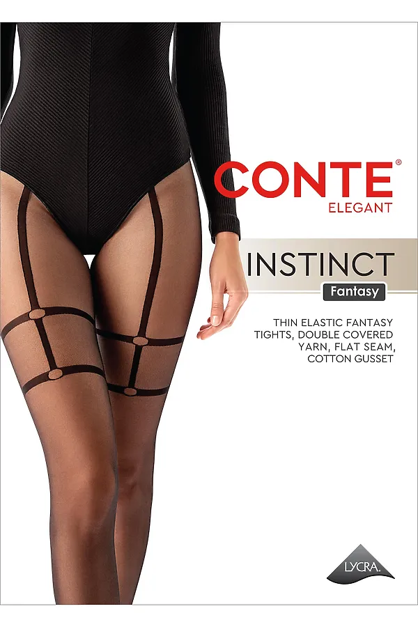 CONTE INSTINCT Колготки женские CONTE ELEGANT, nero - фото 2